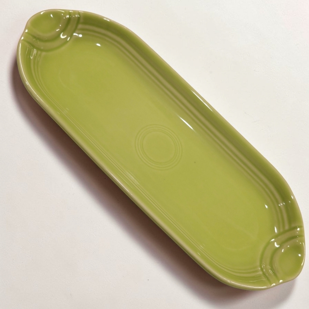 Fiesta Relish / Utility Tray – 9.5" Serving Tray – Made in USA CHARTRUESE